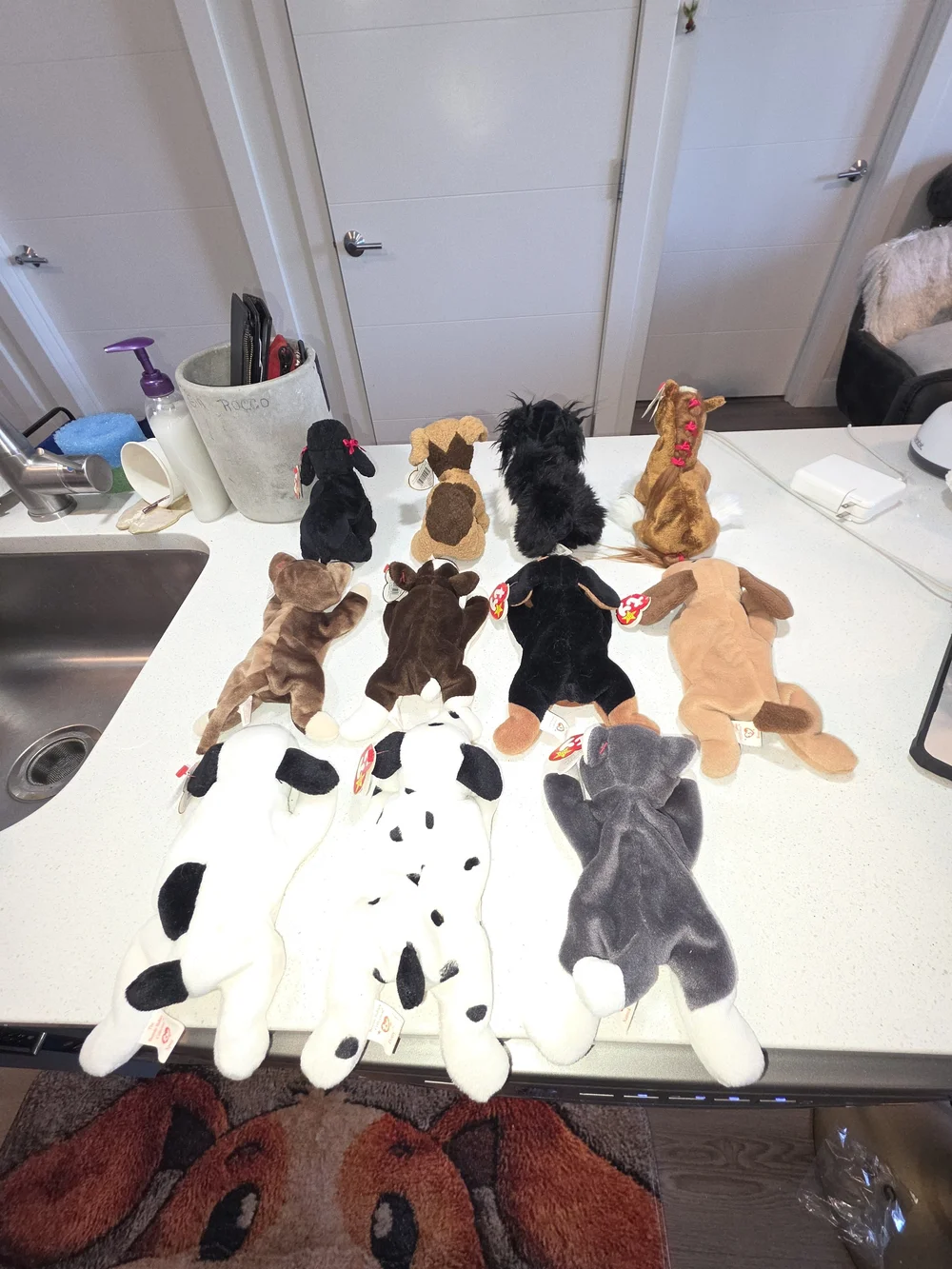 Plush toy collection, Ty Beanie Babies Dogs (set of 11)